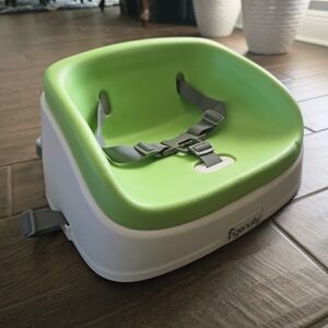 Ingenuity Green Booster Seat with Safety Straps